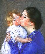 A Kiss for Baby Anne, Mary Cassatt